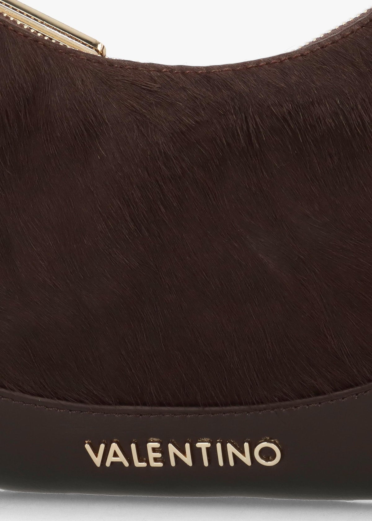 Valentino Bags Apolline Pony Hair Caffé Hobo Bag