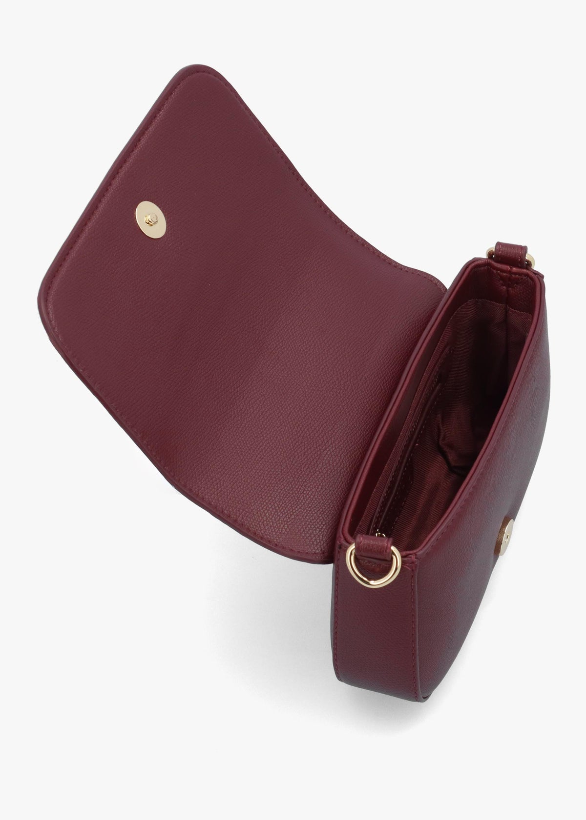 Bianka Relove Flapover Bordeux Cross-Body Bag
