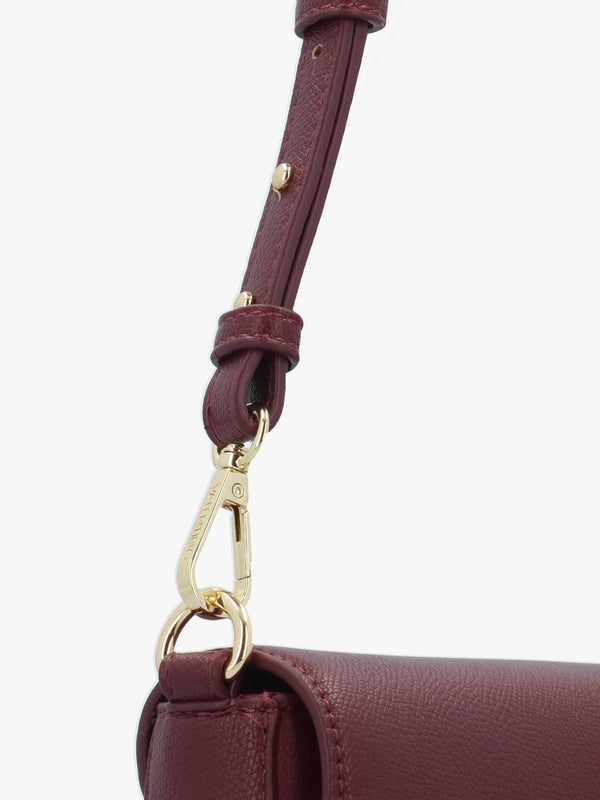 Bianka Relove Flapover Bordeux Cross-Body Bag
