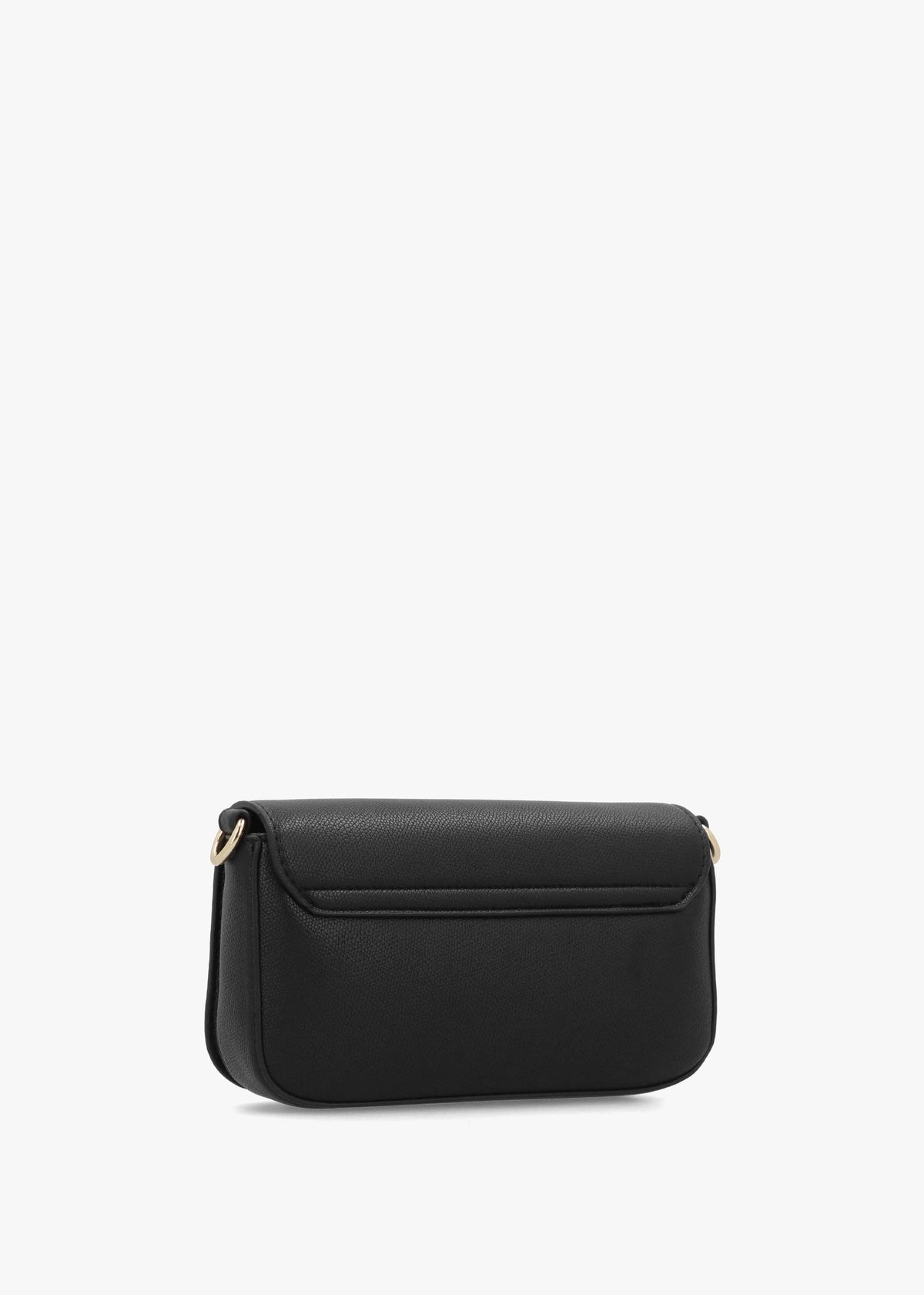 Valentino Bianka Relove Flapover Nero Cross-Body Bag