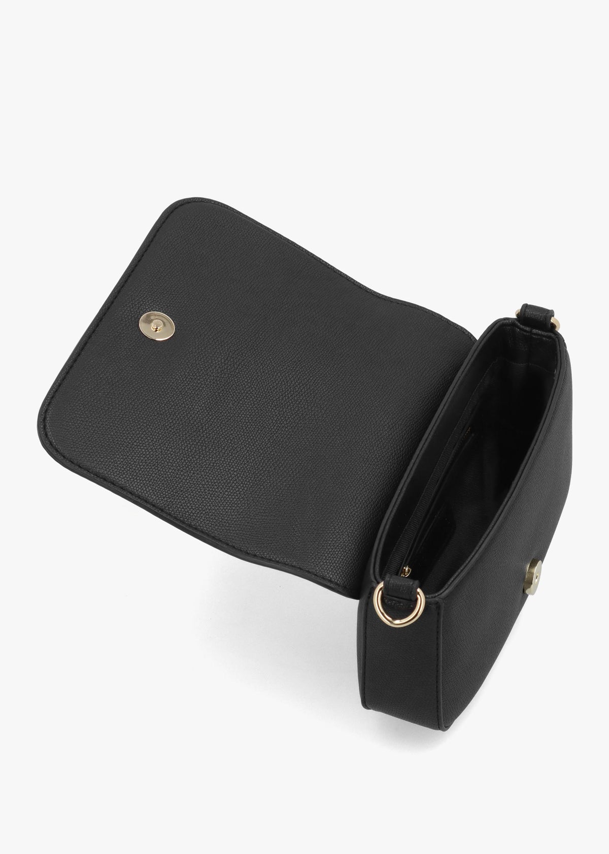 Valentino Bags Bianka Relove Flapover Nero Cross-Body Bag