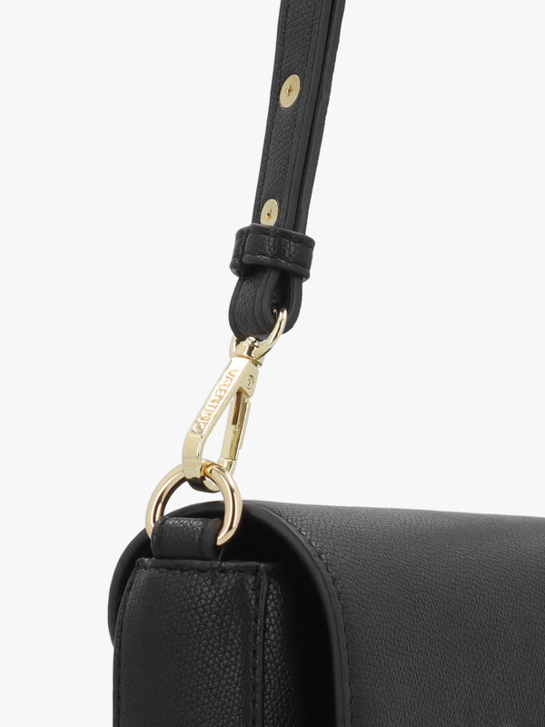 Valentino Bags Bianka Relove Flapover Nero Cross-Body Bag