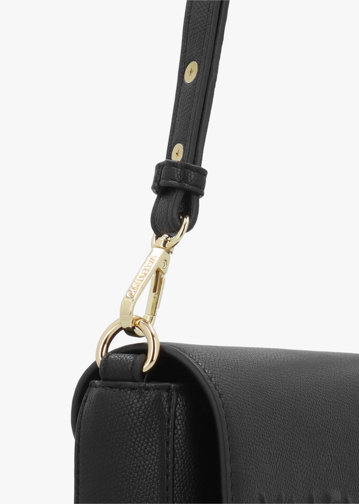 Valentino Bags Bianka Relove Flapover Nero Cross-Body Bag