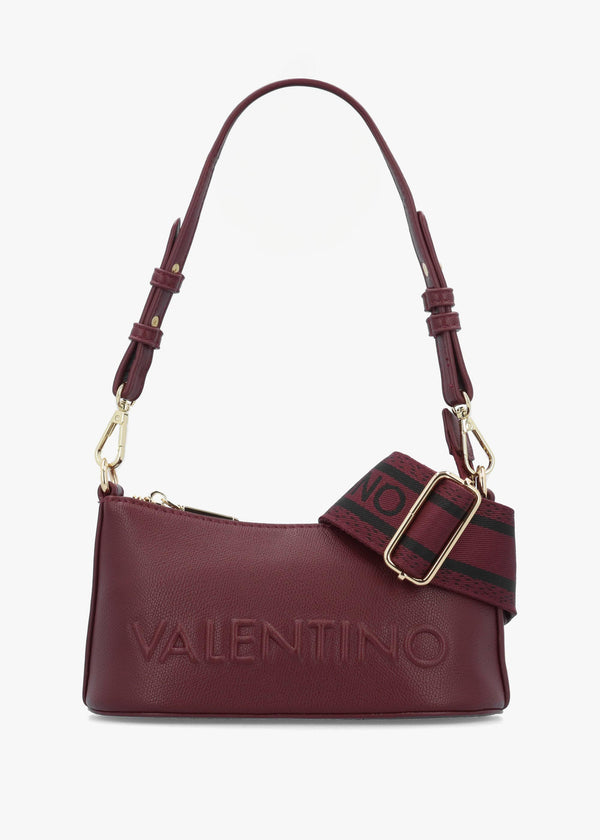Valentino Bianka Relove Bordeaux Shoulder Bag