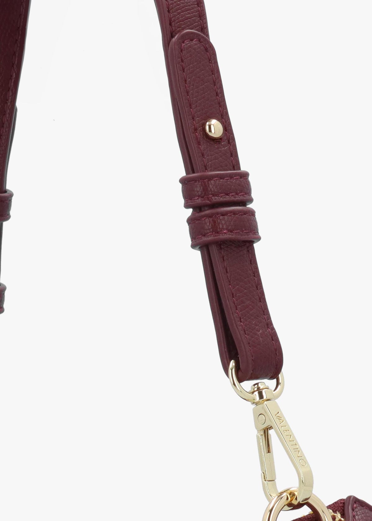 Valentino Bianka Relove Bordeaux Shoulder Bag