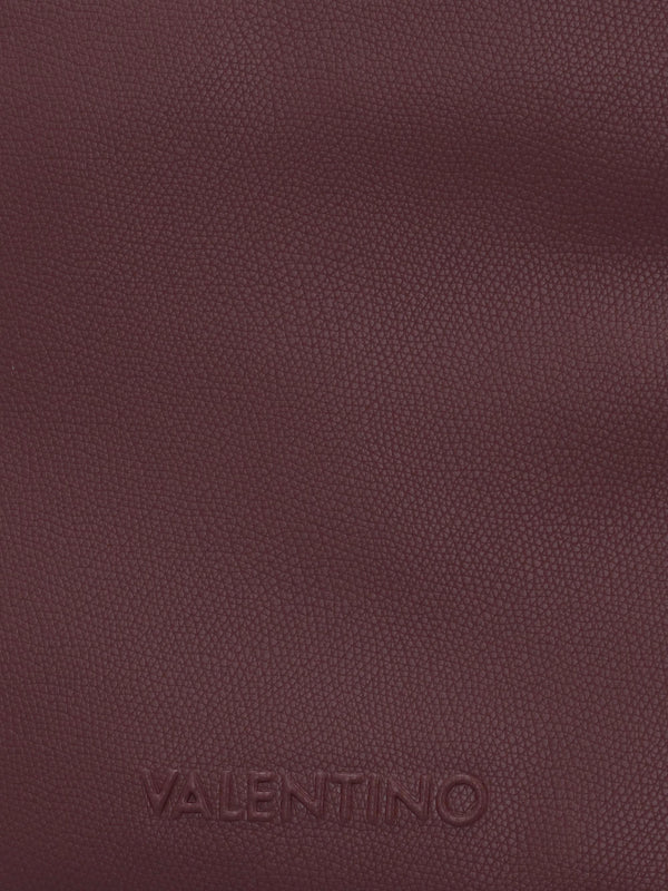 Valentino Bags Bianka Burgundy Soft Cosmetic Bag