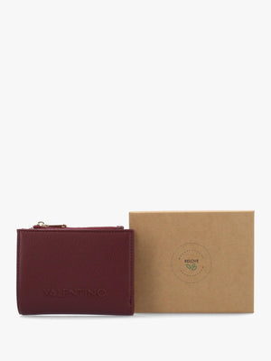 Valentino Bag Bianka Burgundy Wallet