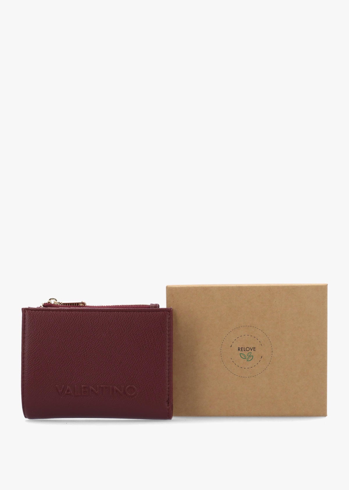 Valentino Bag Bianka Burgundy Wallet