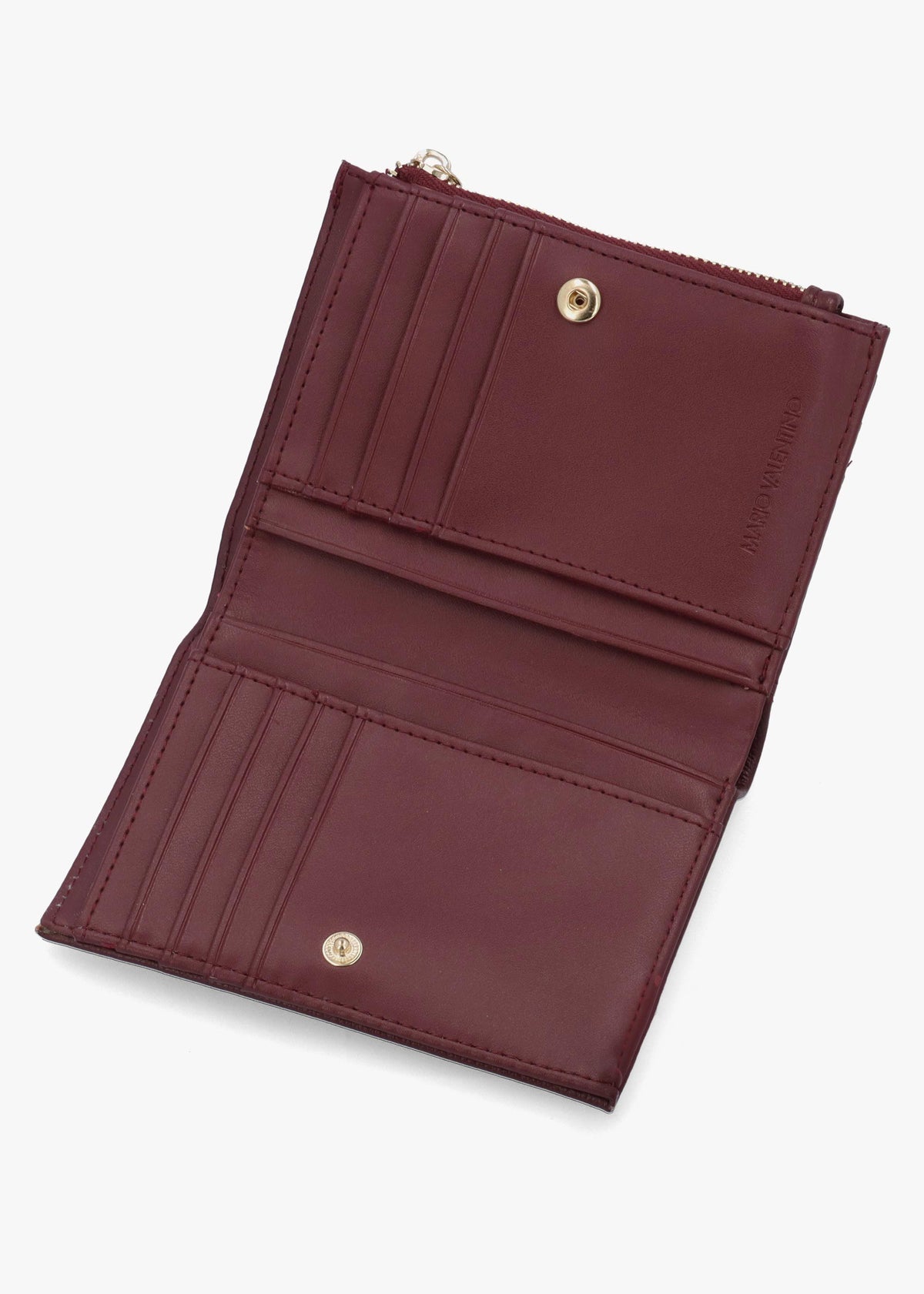 Valentino Bag Bianka Burgundy Wallet