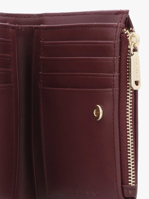 Valentino Bag Bianka Burgundy Wallet