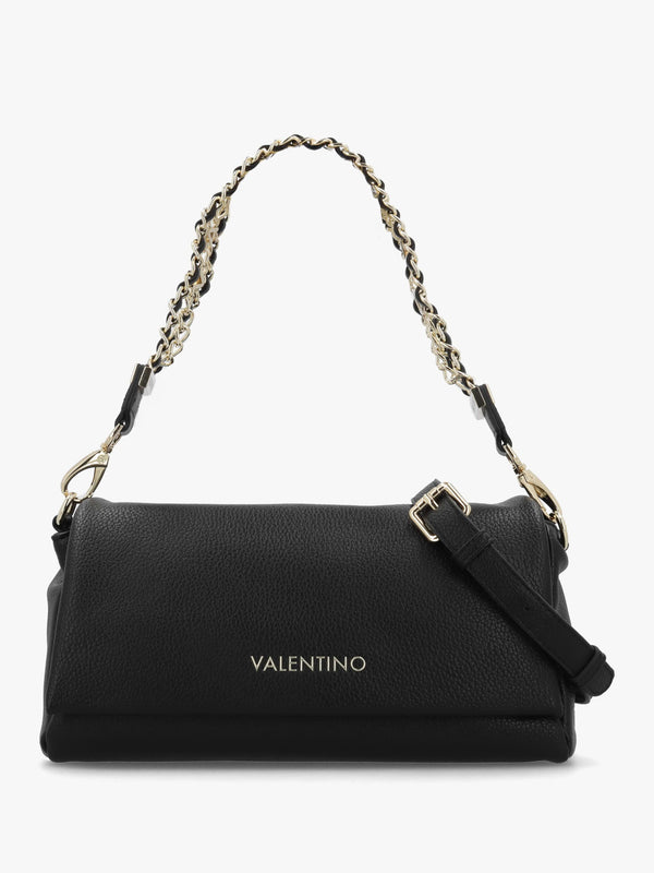 Valentino Bags Lena Flapover Nero Cross-Body Bag