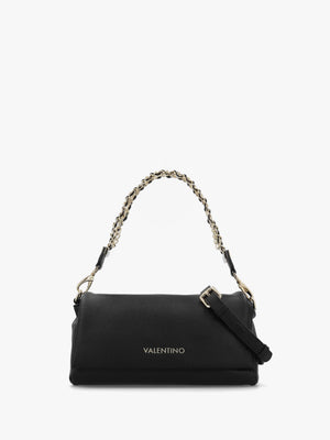 Valentino Lena Flapover Nero Cross-Body Bag