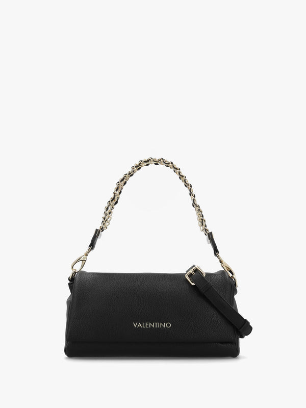 Valentino Lena Flapover Nero Cross-Body Bag