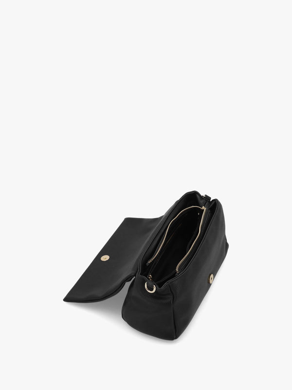 Valentino Lena Flapover Nero Cross-Body Bag