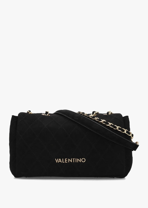 Valentino Bags Makena Nero Flapover Shoulder Bag