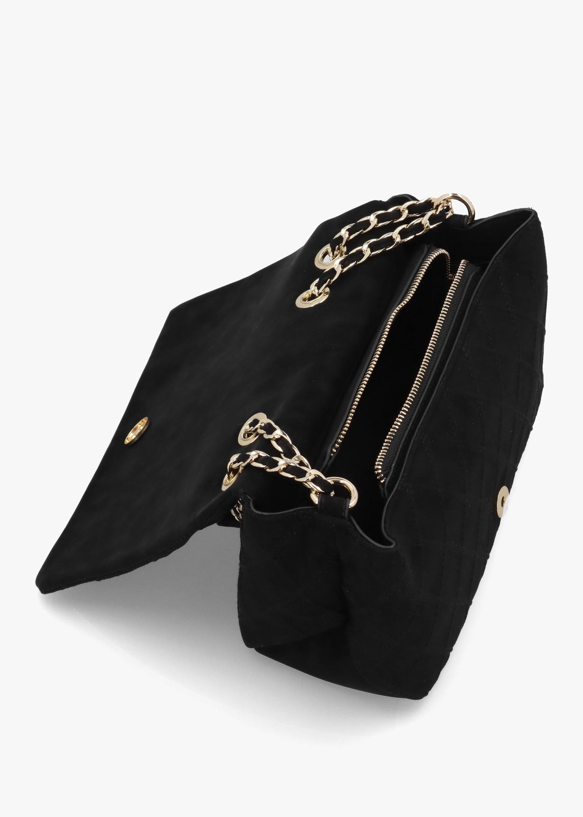 Valentino Bags Makena Nero Flapover Shoulder Bag