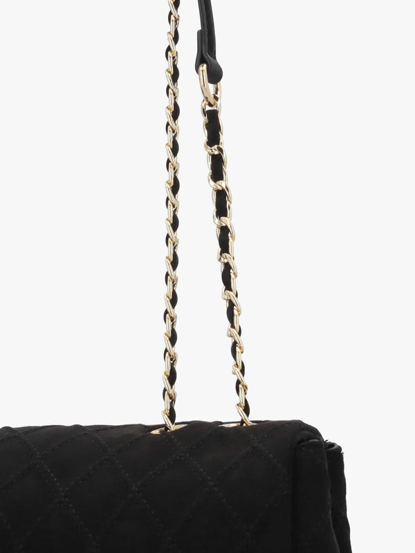 Valentino Makena Nero Flapover Shoulder Bag