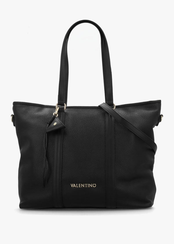 Valentino Bags Maury Black Shopper Shoulder Bag