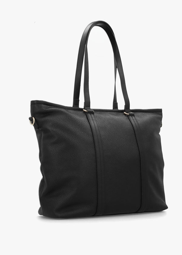 Valentino Bags Maury Black Shopper Shoulder Bag