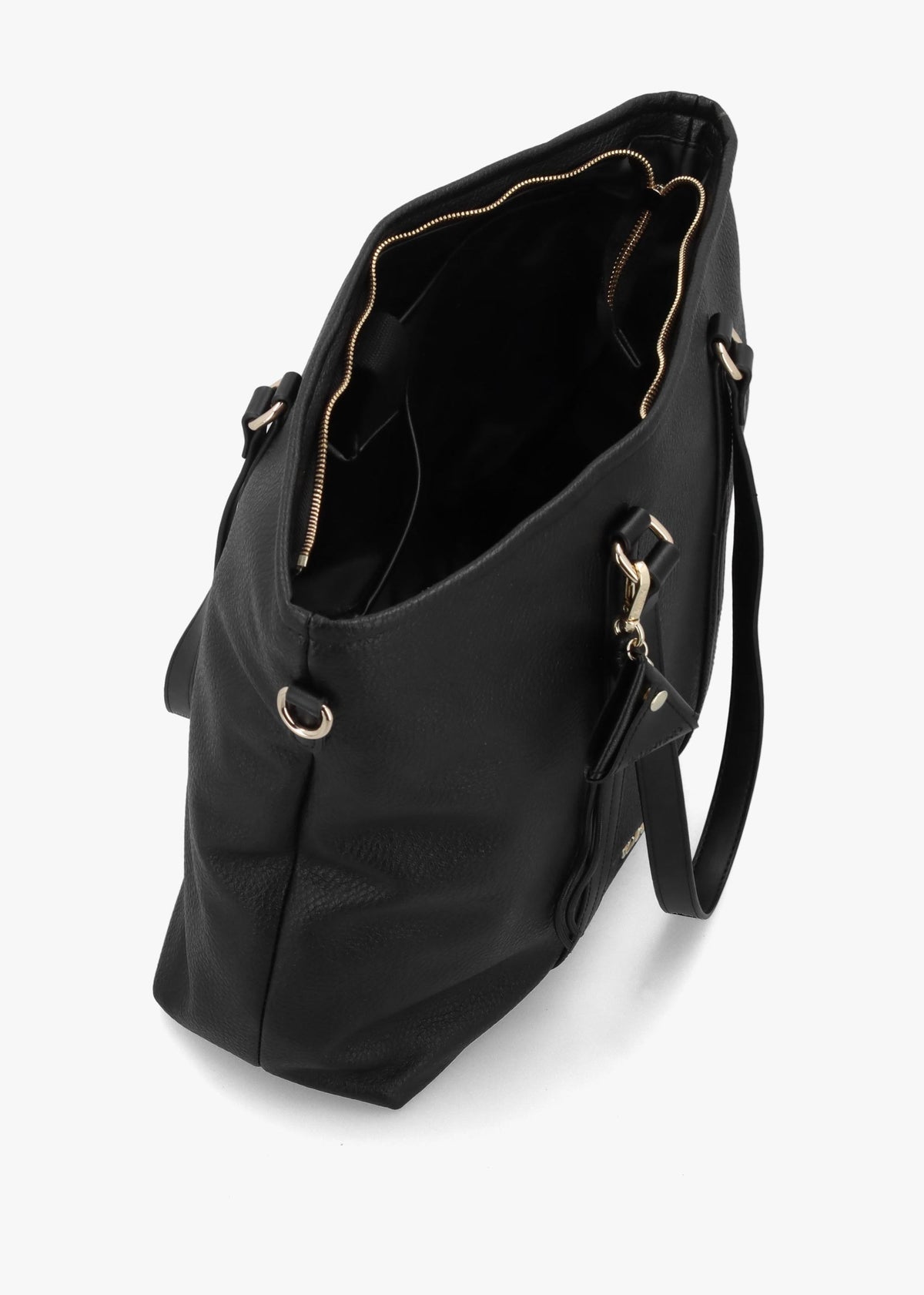 Valentino Bags Maury Black Shopper Shoulder Bag