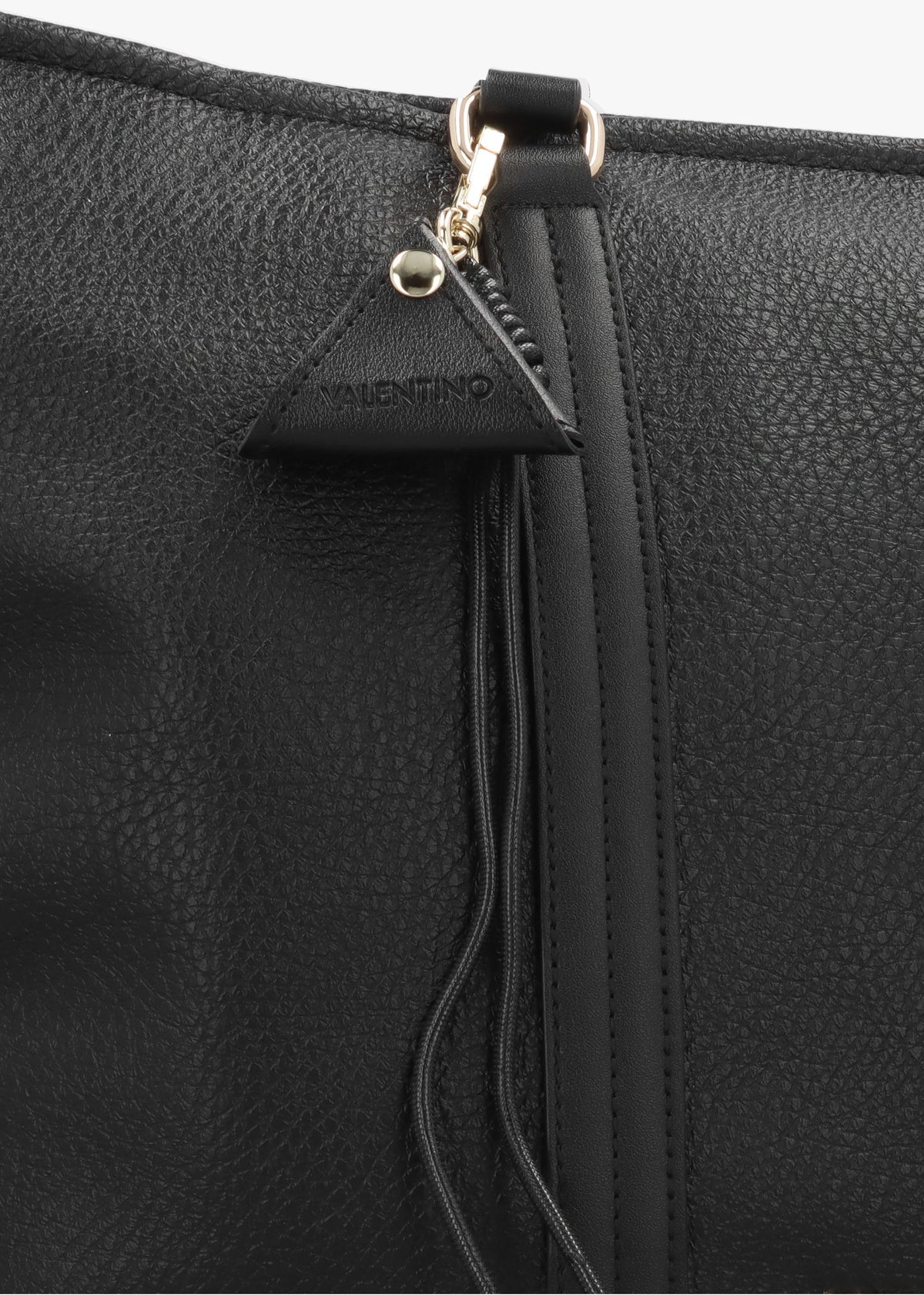 Valentino Bags Maury Black Shopper Shoulder Bag