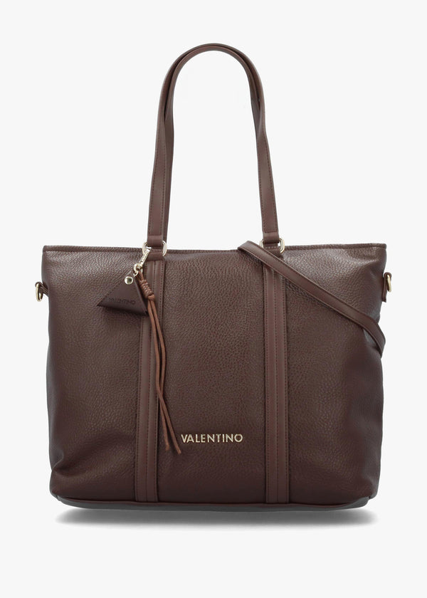 Valentino Bags Maury Brown Shopper Bag