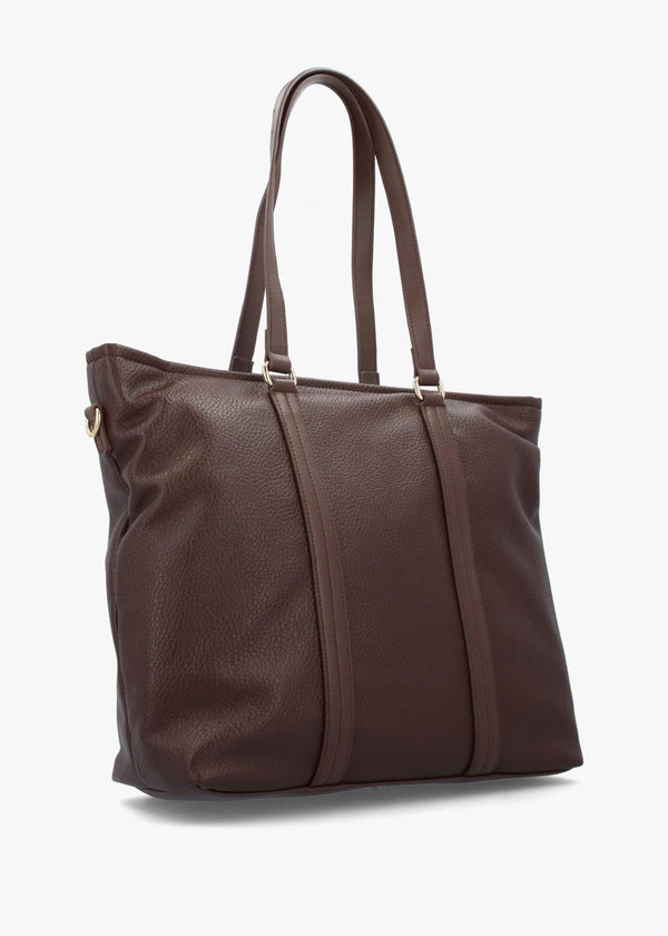 Valentino Bags Maury Brown Shopper Bag