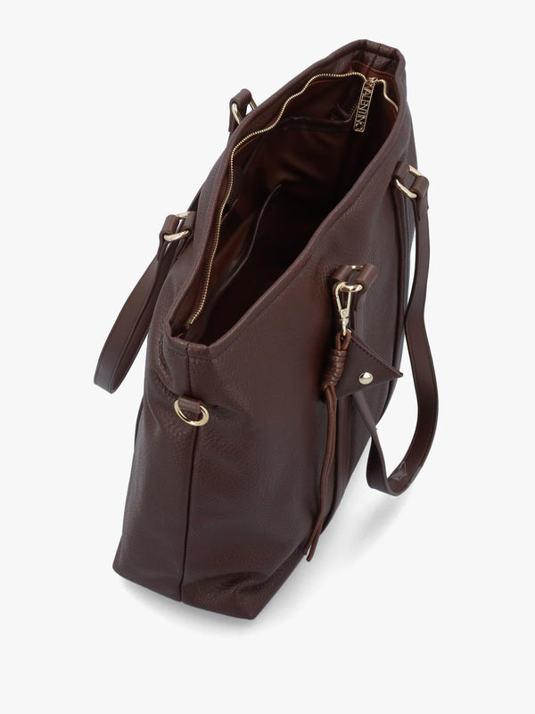 Valentino Bags Maury Brown Shopper Bag