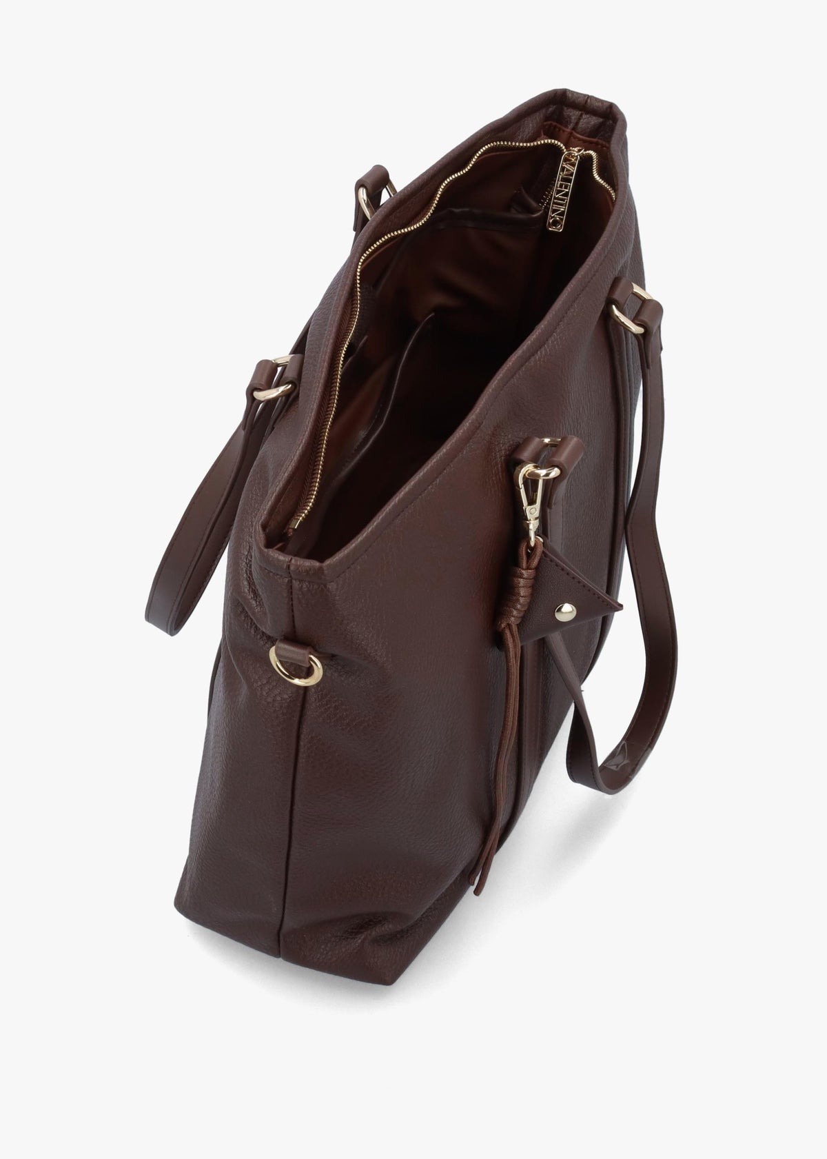 Valentino Bags Maury Brown Shopper Bag