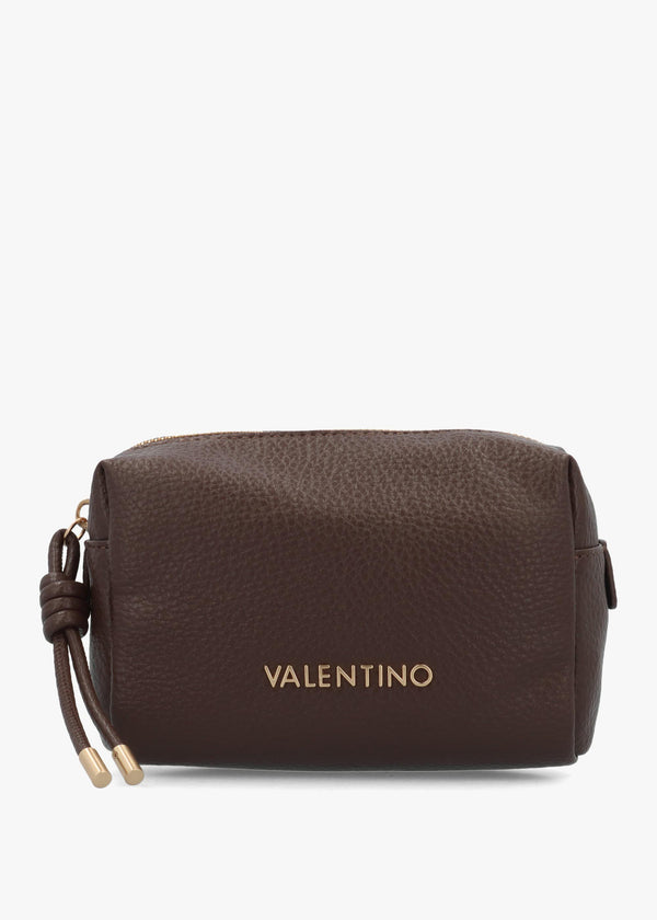 Valentino Bags Saphira Relove Soft Moro Cosmetic Case