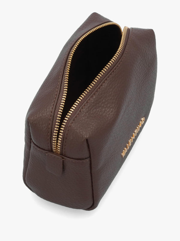 Valentino Bags Saphira Relove Soft Moro Cosmetic Case