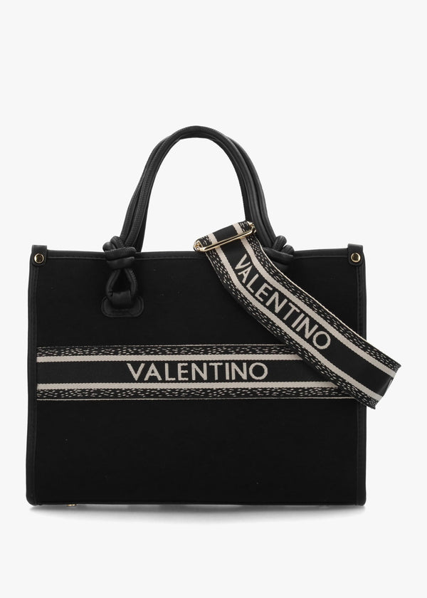 Valentino Bags Winter Aella Nero Shopper Bag