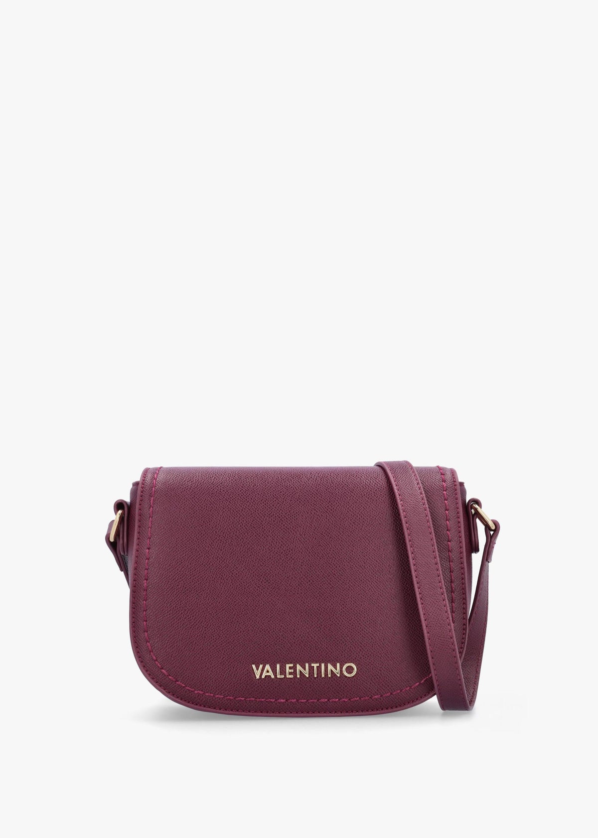 Super Flap Burgundy Satchel Bag