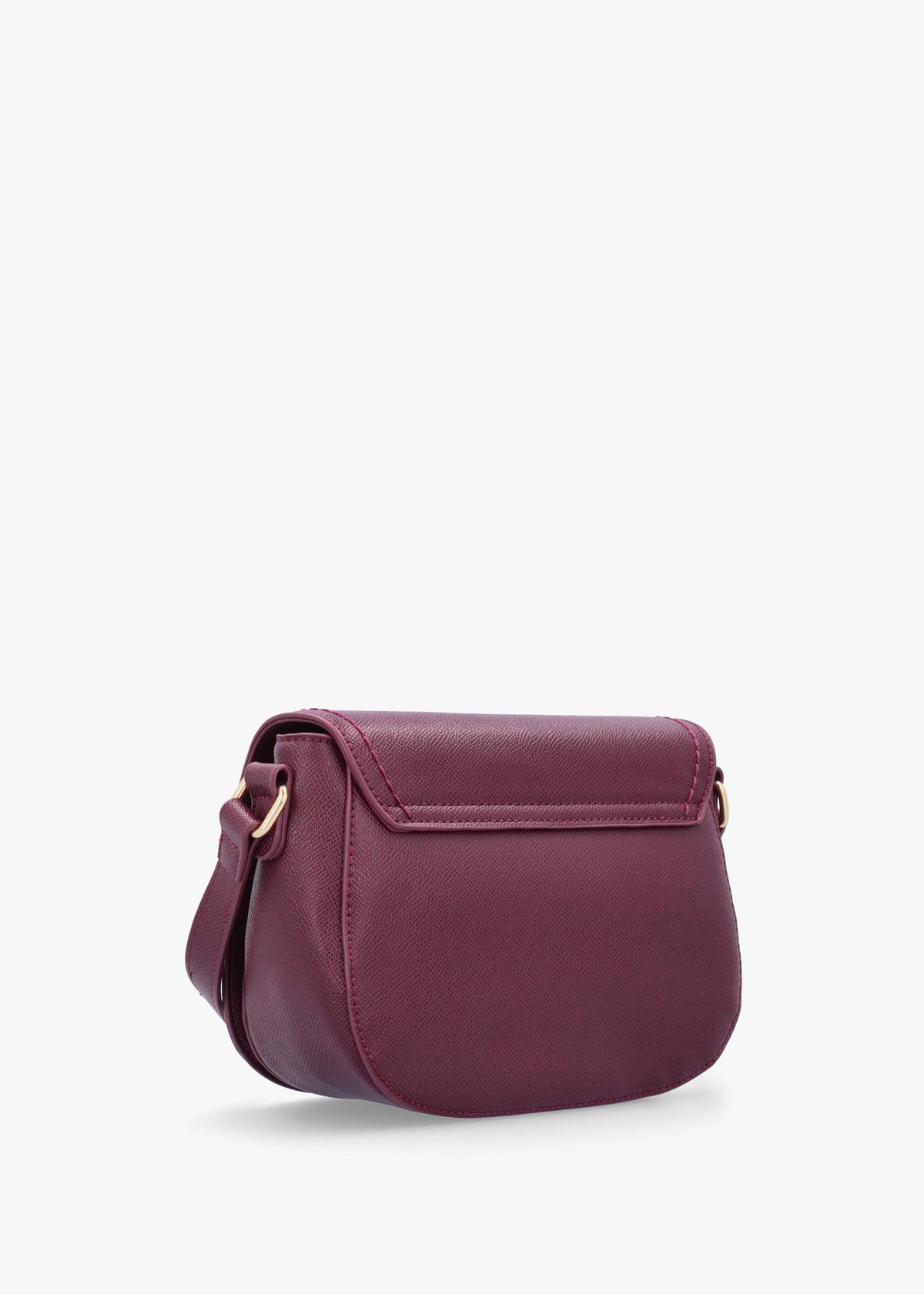 Super Flap Burgundy Satchel Bag