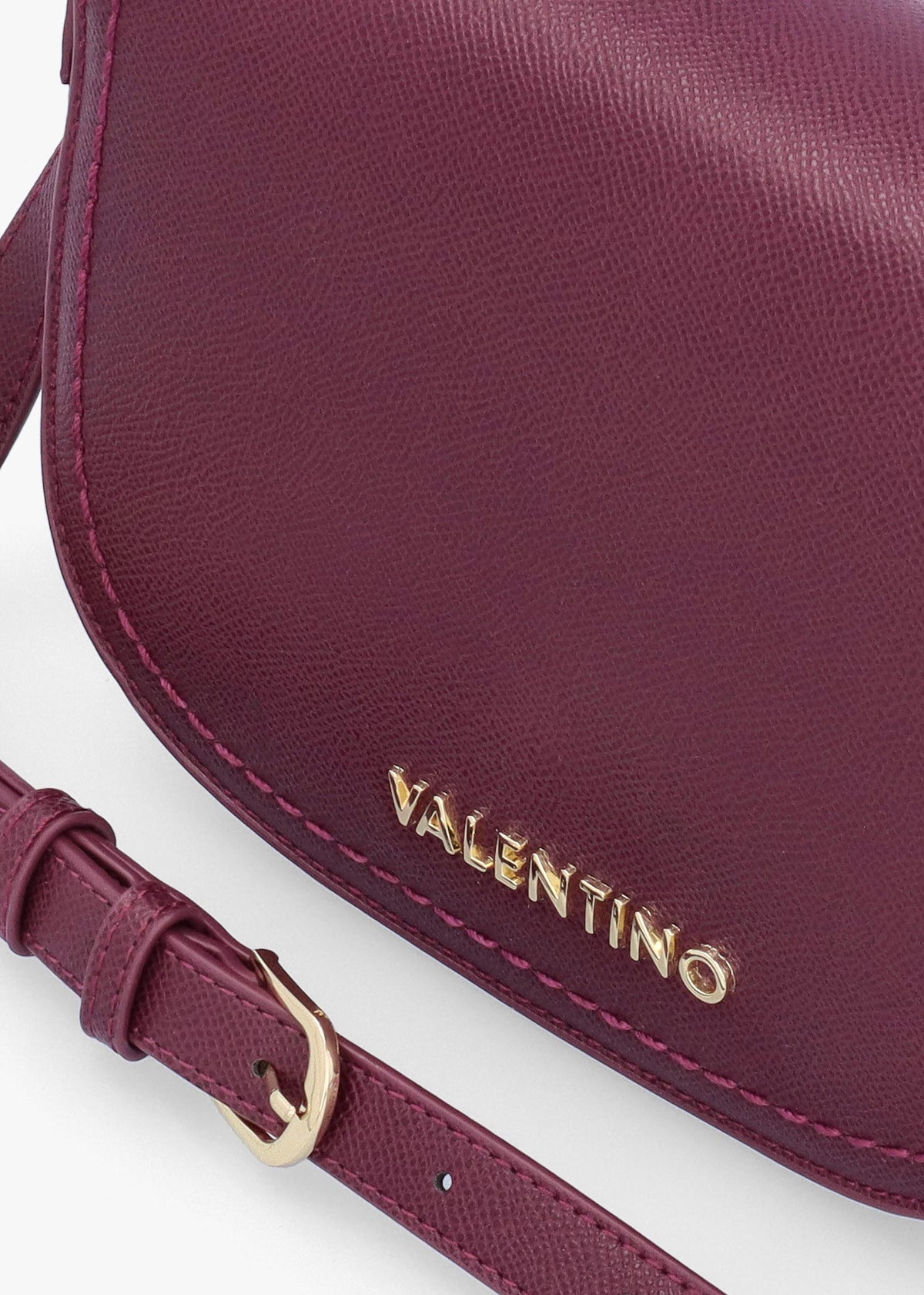 Super Flap Burgundy Satchel Bag