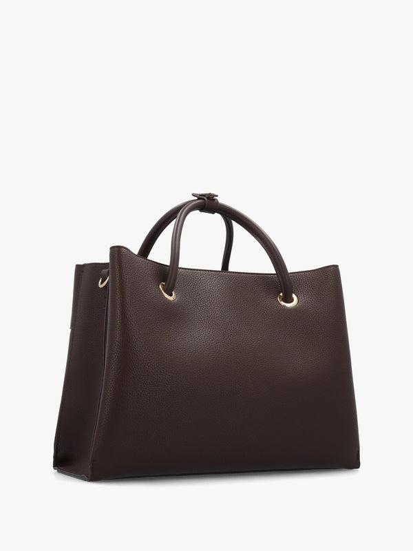 Alexia Mono Logo Strap Tote Bag