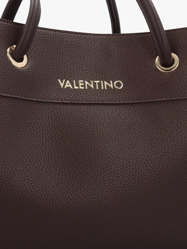 Alexia Mono Logo Strap Tote Bag