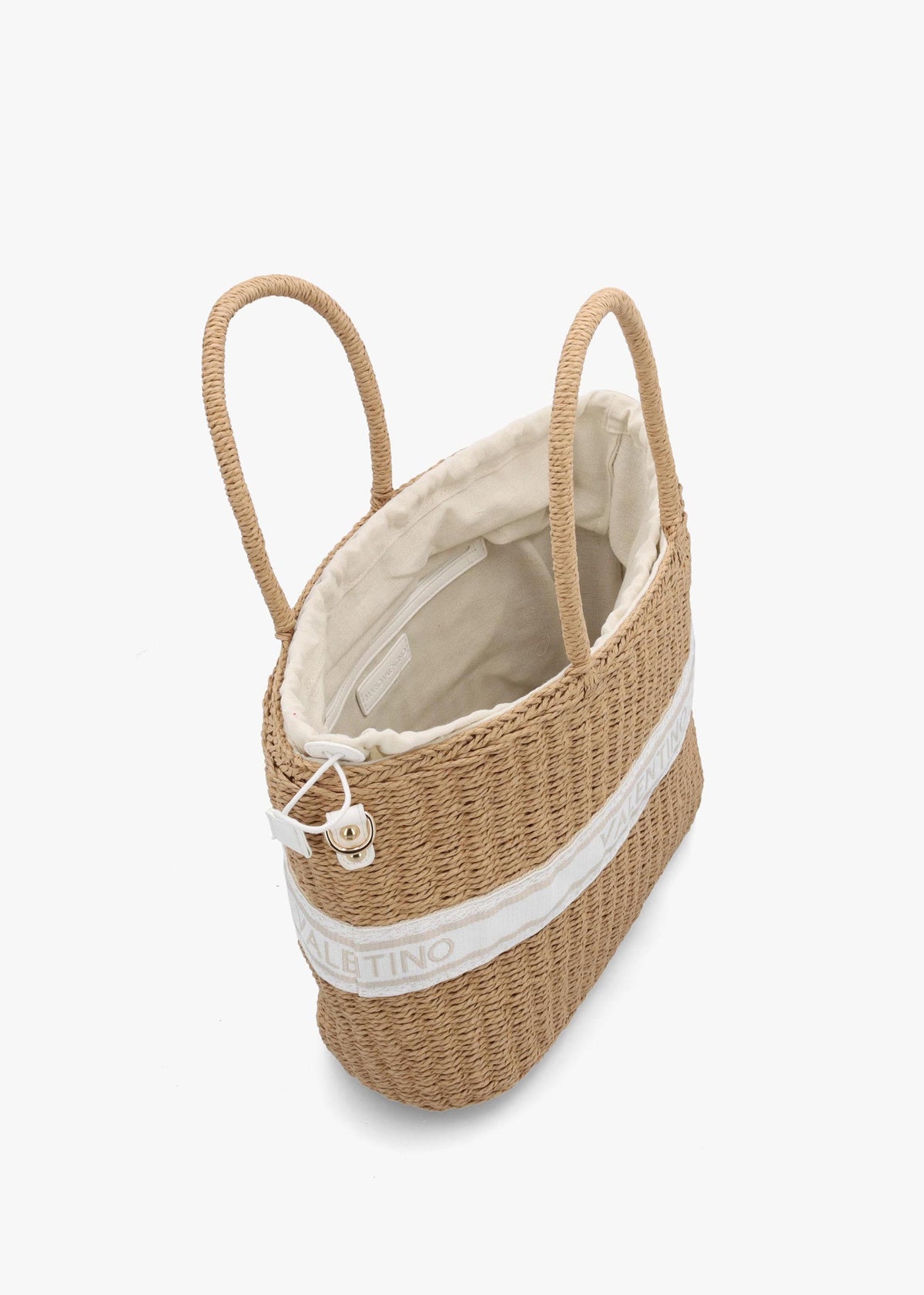 Boho Naturale Bianco Woven Shopper Bag