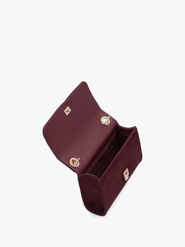 Divina Winter Bordeaux Shoulder Bag