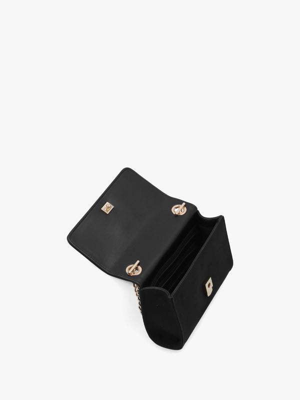 Divina Winter Black Shoulder Bag