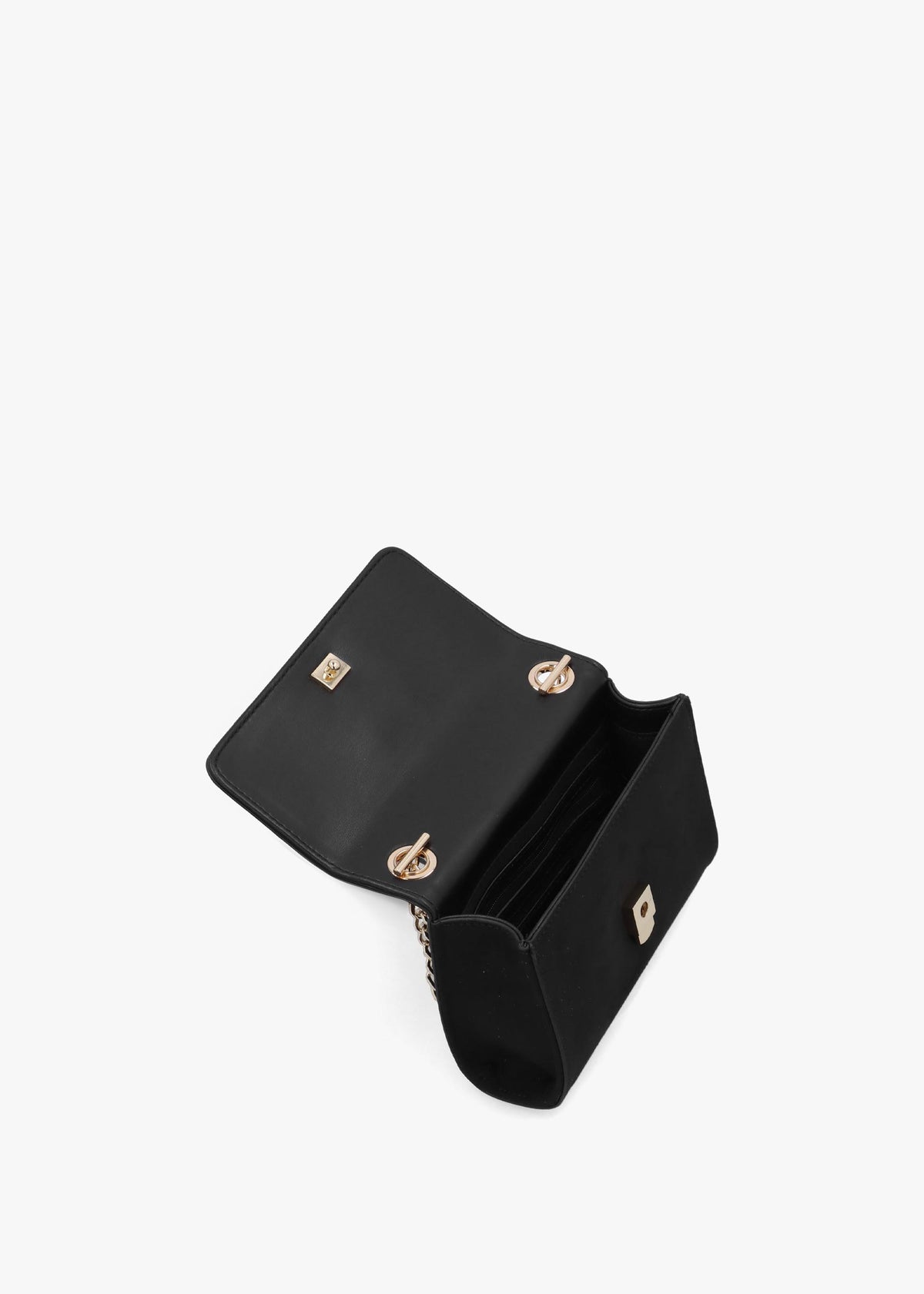 Divina Winter Black Shoulder Bag