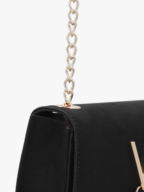 Divina Winter Black Shoulder Bag