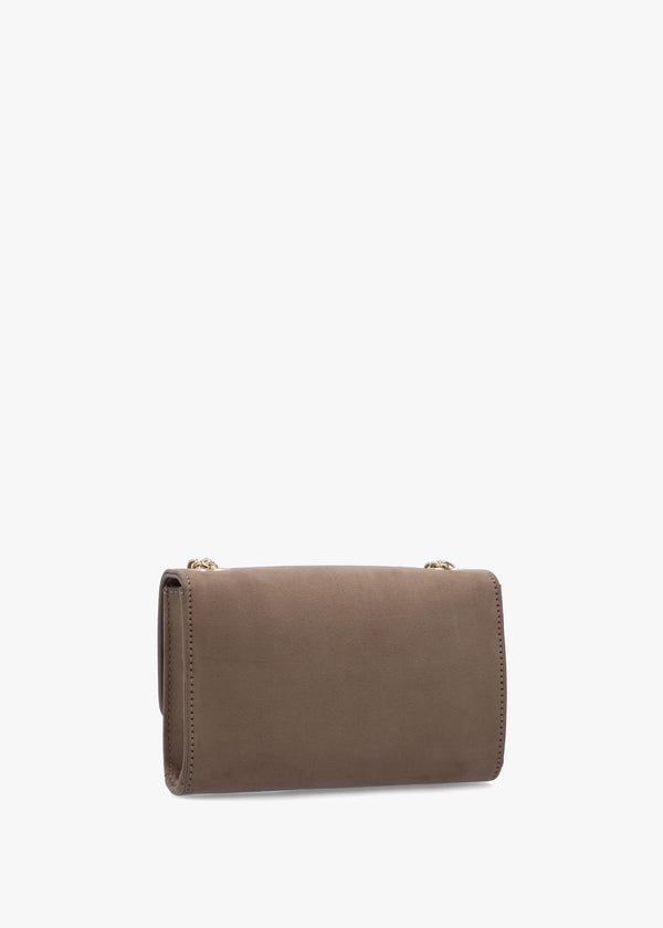 Divina Winter Taupe Shoulder Bag