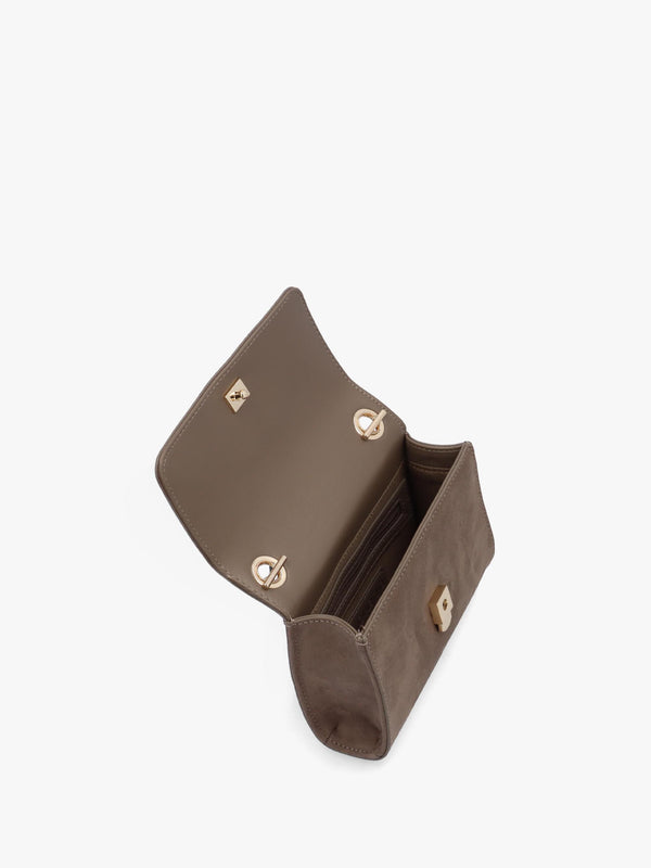 Divina Winter Taupe Shoulder Bag