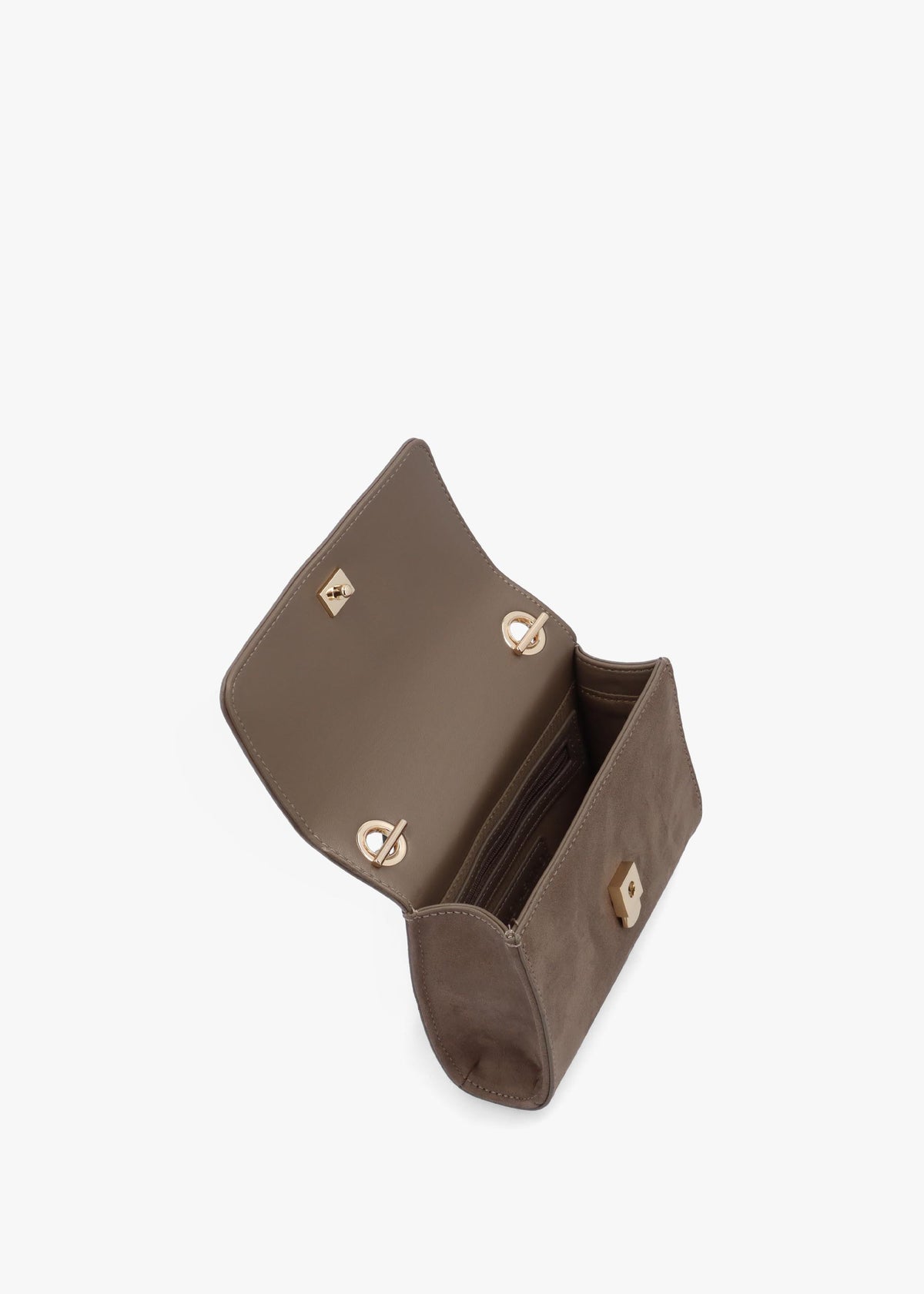 Divina Winter Taupe Shoulder Bag