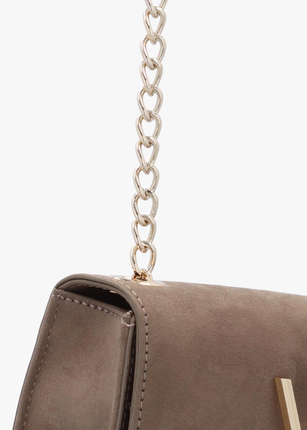 Divina Winter Taupe Shoulder Bag
