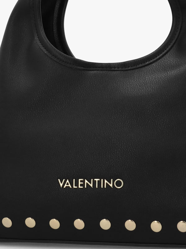 Florayne Nero Studded Hobo Bag