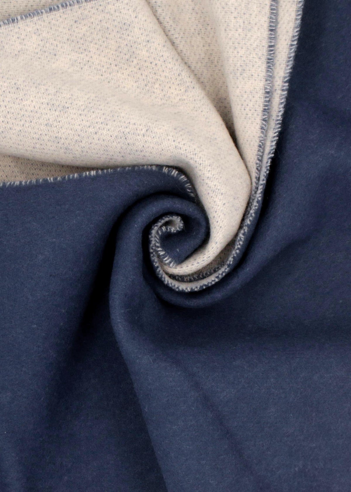 Vivienne Westwood Unisex Double Face Blue Wool Scarf