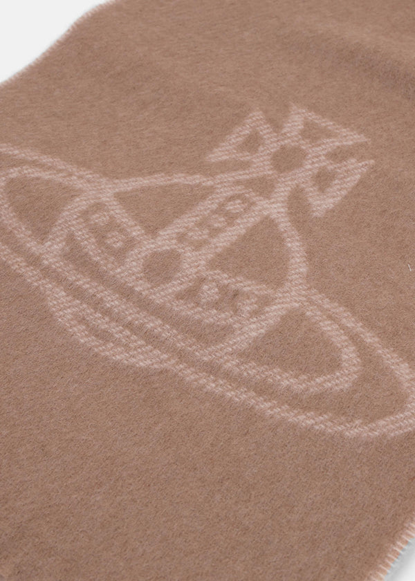 Unisex Double Face Camel Wool Scarf