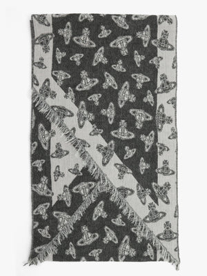 Vivienne Westwood Unisex Two Point Moss Orb Scarf